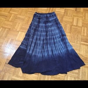 Tie Dye Maxi Skirt